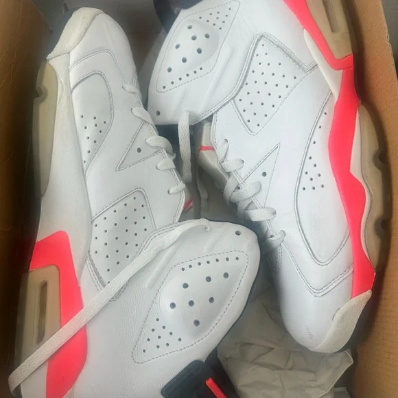 Jordan 6 Retro White Infrared 2014 sz 10.5 - Picture 10 of 11